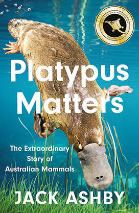 PlatypusMatters.jpg The cover of a book featuring a photo of a platypus diving underwater.