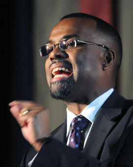 LIVE.NB_Glaude.jpg Professor Eddie S. Glaude Jr. *97 says he sought to “debunk the myth of the black church as necessarily prophetic.”