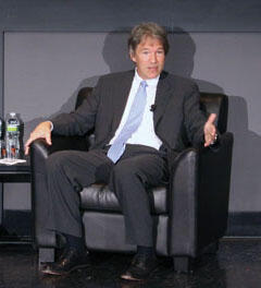 David E. Kelley â79 speaks at the Lewis Center in 2010. (M. Teresa Simao/Courtesy Lewis Center for the Arts)
