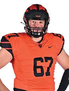 Offensive lineman Henry Byrd ’23