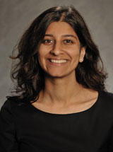 This is a headshot photo of Arati Desai ’96