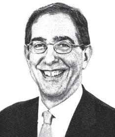 Illustration of Princeton President Christopher Eisgruber ’83