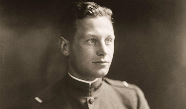 Captain Hobey Baker poses for a portrait.