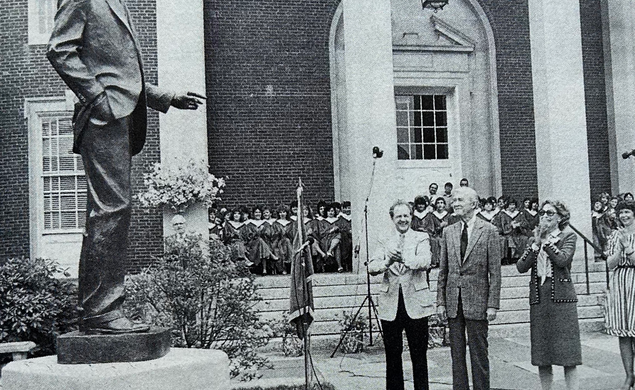 In May 1983, in celebration of Stewart’s 75th birthday, Indiana unveiled a statue of its favorite son.