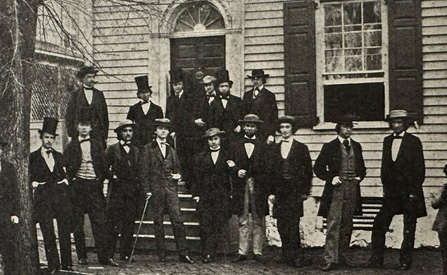 A Princeton Undergraduate Eating Club in Civil War Times