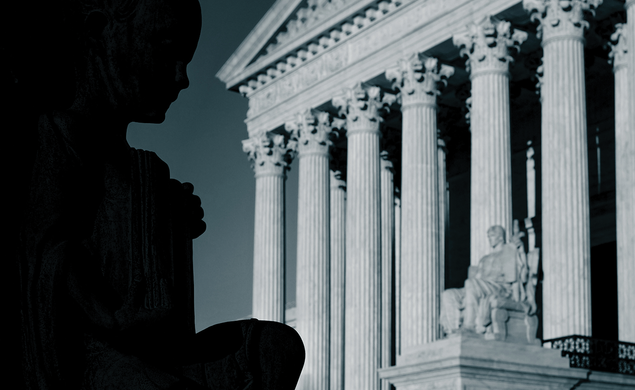 Exterior photo of the U.S. Supreme Court building