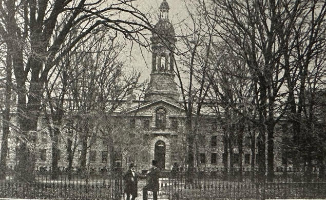 Nassau Hall at the Beginning of the Civil War