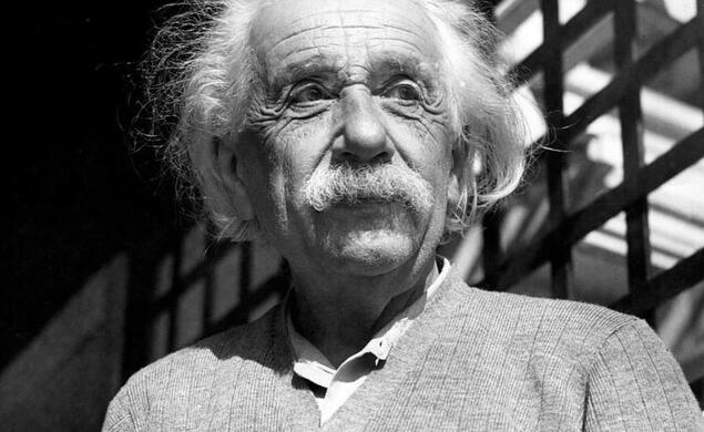 Albert Einstein on his 70th Birthday. 