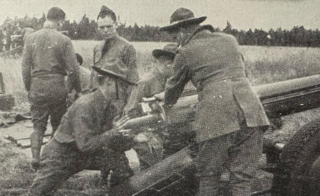 Princeton’s R.O.T.C. Unit in the Field