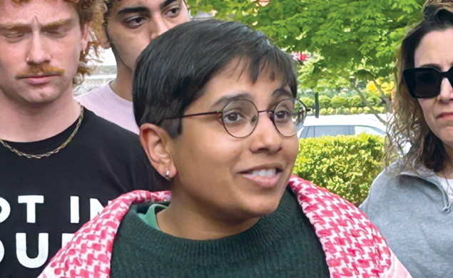 Aditi Rao speak at a news conference