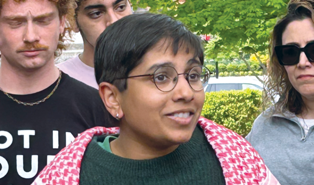 Aditi Rao speak at a news conference