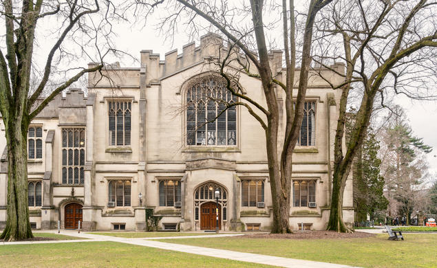 Exterior view of McCosh Hall