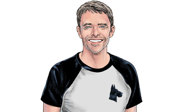 Color illustration of professor Casey Lew-Williams