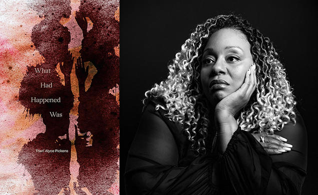 Therí A. Pickens ’05 and the cover of her book, What Had Happened Was.