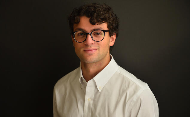 20251027_IsamMina_001.jpg Headshot of Rhodes scholar Isam Mina ’26