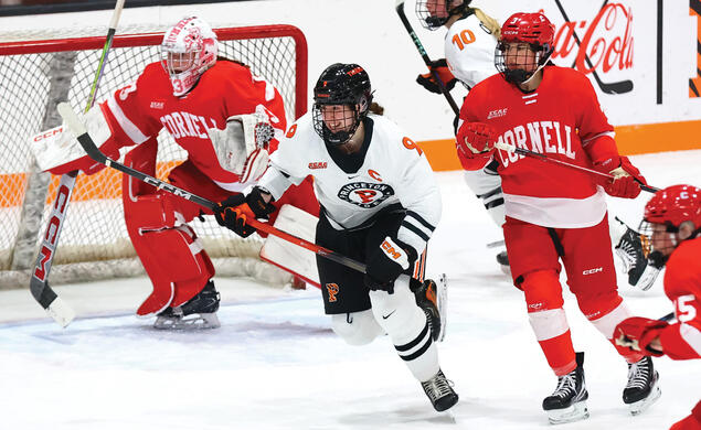Issy Wunder ’26 was tied for the women’s team lead with 21 goals through early February