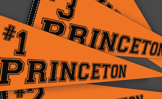 Pennants with Princeton and rankings