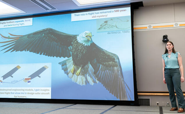 mechanical and aerospace engineering Ph.D. student Hannah Wiswell