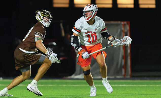 Chad Palumbo ’26 plays lacrosse Princeton Men’s Lacrosse hosts Lehigh on March 31, 2026.