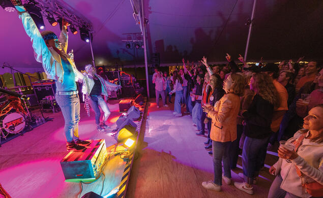 The Class of 1995 tent was the life of the party at last year’s Reunions.