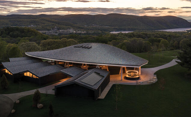 In addition to a cozy setting, Hudson Valley Shakespeare’s new theater includes stunning views of the Hudson River. The theater is scheduled to open June 10.