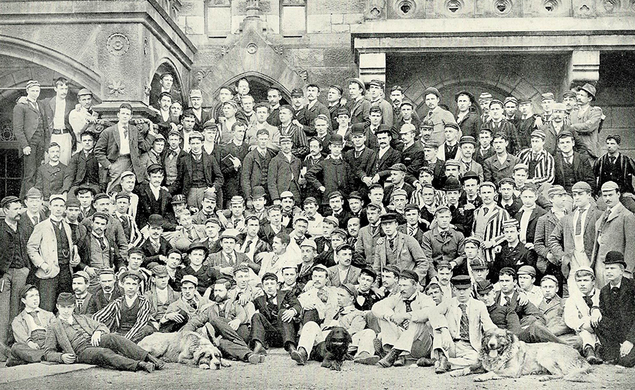 Princeton's Class of 1890, pictured in their senior year