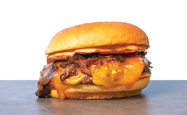 Diesel & Duke’s Holypeno burger