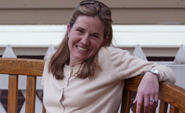 Caroline Elkins of Cambridge, Mass., poses for photos Monday, April 17, 2006.