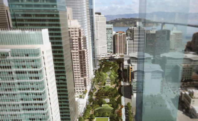 In Claire Maxfield *03’s plan for the Transbay Transit Center, the roof will support a five-block ecosystem.