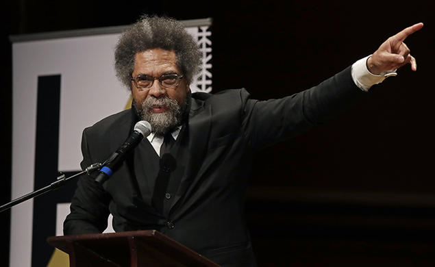 Cornel West speaks at Harvard when W.E.B. Dubois Medals were awarded in 2019 for contributions to Black history and culture