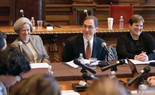 Editor-0032new.jpg Press conference in Nassau Hall April 21.