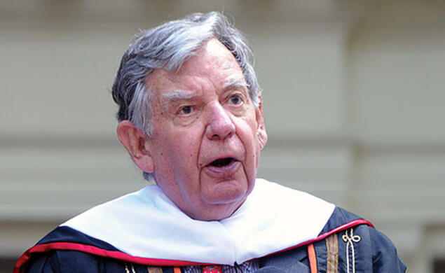 Former Princeton president William Bowen *58.