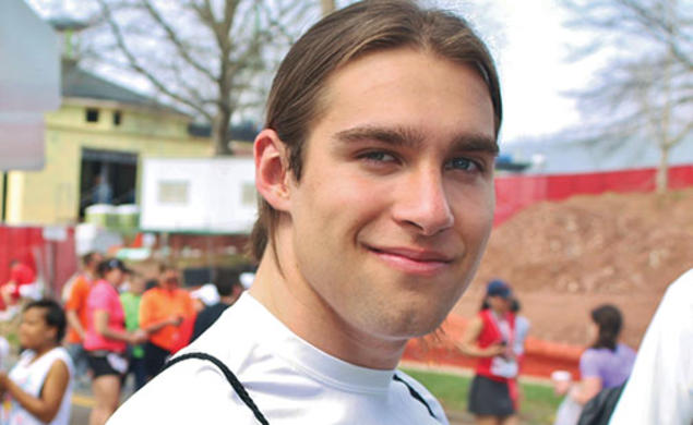 Garcia runs in long-distance races for Team U, which raises awareness about health and poverty issues. 