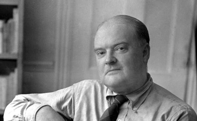 Writer Edmund Wilson '16 in 1951, the year Christian Gauss died. The two men had a close relationship for decades.