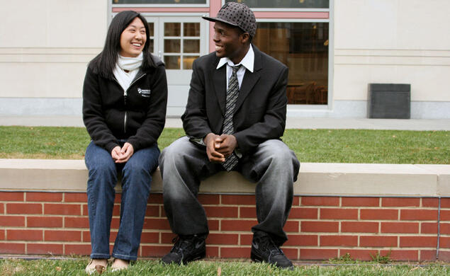 Olivia Quach ’12 and Jonathan Ford ’12, two of Princeton’s QuestBridge scholars.