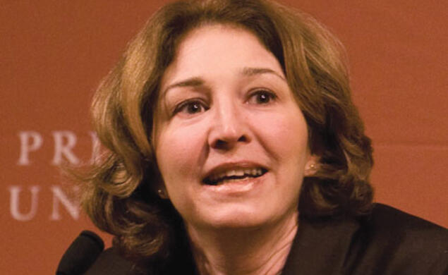 “I have loved being dean of this extraordinary school,” said Anne-Marie Slaughter ’80, shown Jan. 20 before she notified faculty that she was resigning as dean of the Woodrow Wilson School.