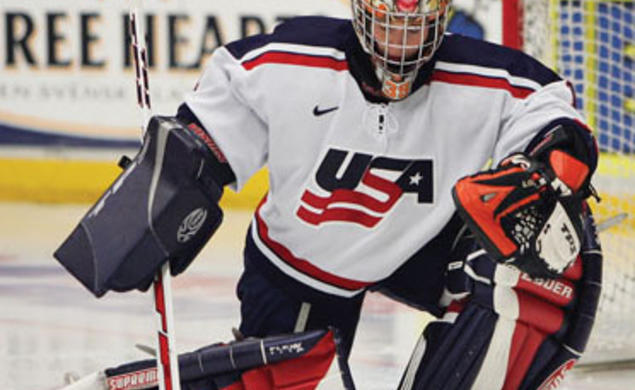 Megan Van Beusekom '04 is training in USA Hockey's Blaine, Minn., residency program.