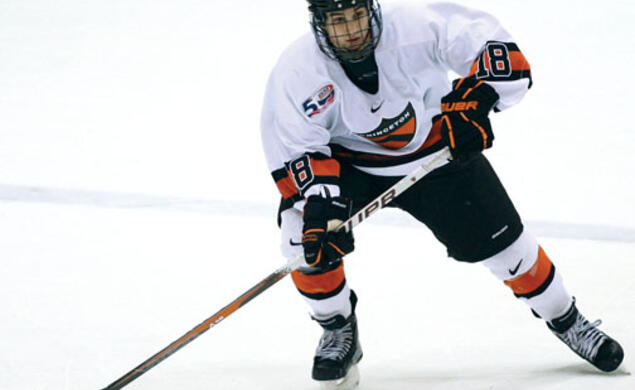 Freshman Andrew Calof leads Princeton in scoring.