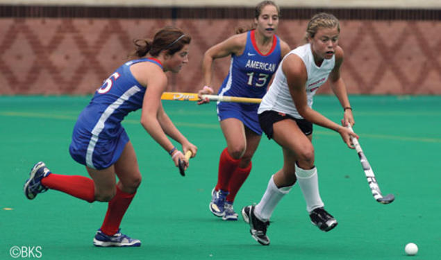 Through Oct. 10, Kat Sharkey ’12 led Division I with 20 goals.