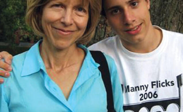 Cynthia Chase ’75 today with her son, William Culler-Chase.