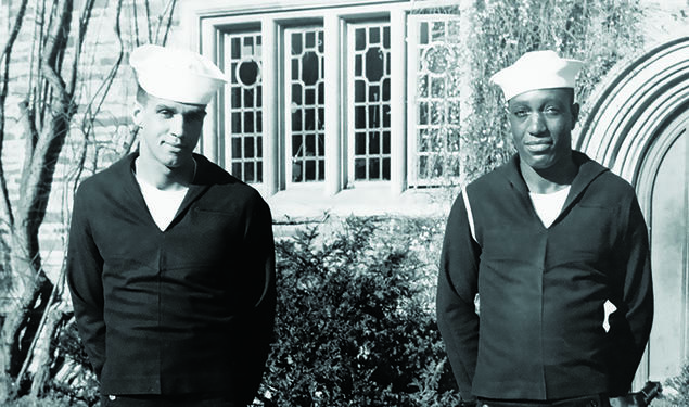 James Everett Ward ’48, right, and Arthur Jewell Wilson ’48.