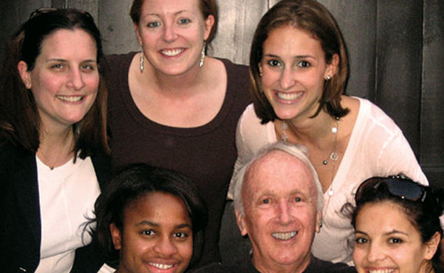 John Hall Fish ’55 with Princeton Project 55 fellows in 2007.