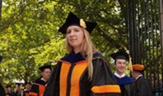 Academic regalia at Princeton's Commencement, 2011.  