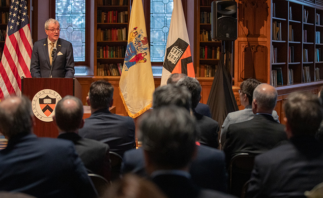 Gov. Murphy talks at Chancellor Green