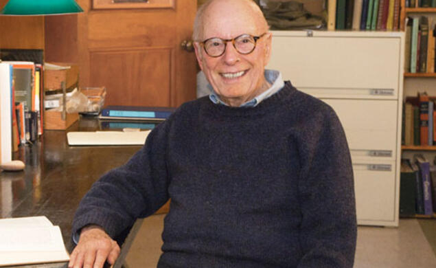 Emeritus professor John Tyler Bonner says his new book “really goes against the grain for most evolutionary biologists.”