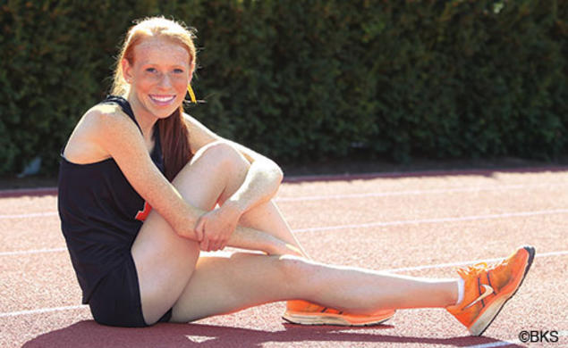 Distance runner Megan Curham ’17
