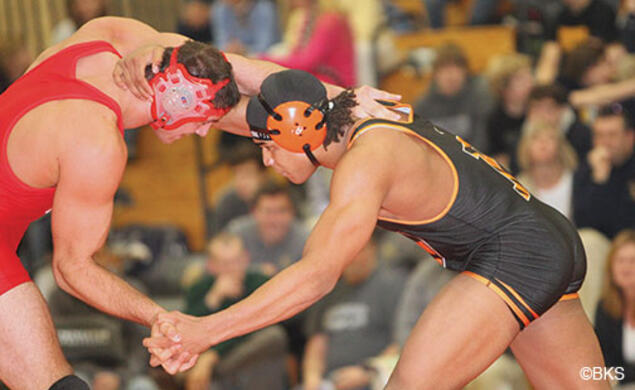 Abram Ayala ’16, right, won 23 matches this season for the resurgent Tigers.