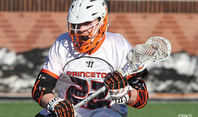 Midfielder Tom Schreiber ’14 leads the No. 19-ranked men’s lacrosse team in goals and assists.