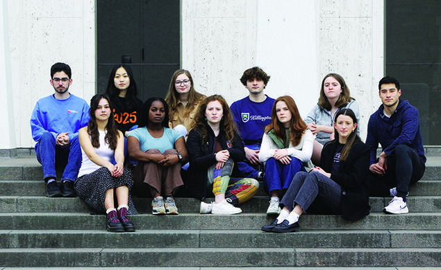 Students enrolled in "Making an Exoneree" seminar