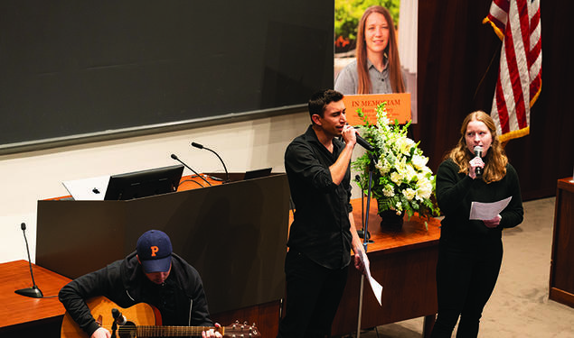 Memorial service for Maura Coursey.